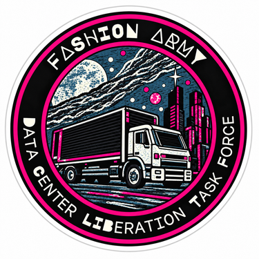 Data Center Liberation Fashion Army Patch or Sticker